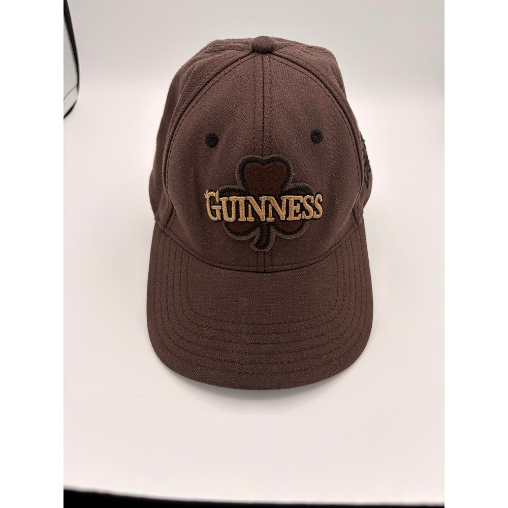 Guinness Baseball Cap Mens OSFM Brown Embroidered Shamrock Luck Of The Irish Hat